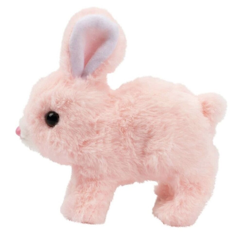 Hopping Plush Rabbit Toy Interactive Electronic Pet Bunny Pink New - Picture 11 of 11